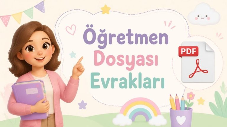 Öğretmen Dosyası Evrakları – pdf